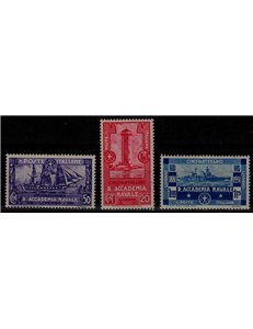 ITALY KINGDOM 1931 Naval Academy 3v MNH** © (Luxury)