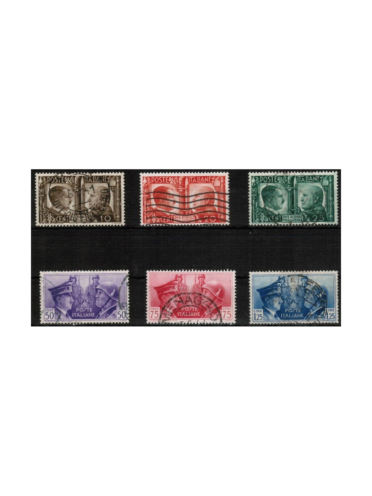 ITALY KINGDOM 1941 Brotherhood of Arms 6v us