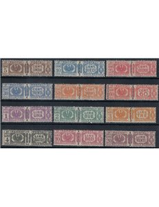 ITALY KINGDOM 1927-39 Postal parcels 12v MNH**