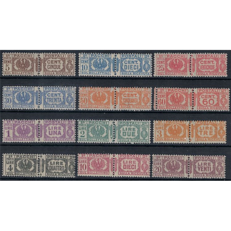 ITALY KINGDOM 1927-39 Postal parcels 12v MNH**