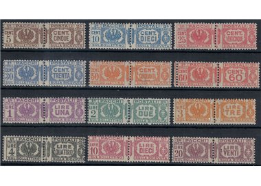 ITALY KINGDOM 1927-39 Postal parcels 12v MNH**