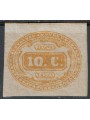 ITALY KINGDOM 1863 Postage Due 10c yellow MH*