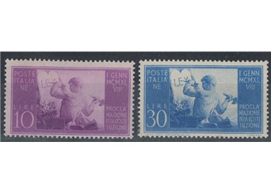 ITALIA 1948 Costituzione 2v MNH**