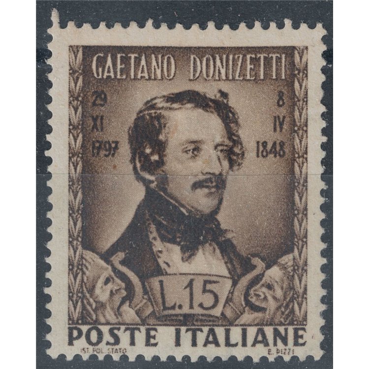 ITALY 1948 Gaetano Donizetti MNH**