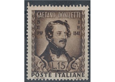 ITALY 1948 Gaetano Donizetti MNH**