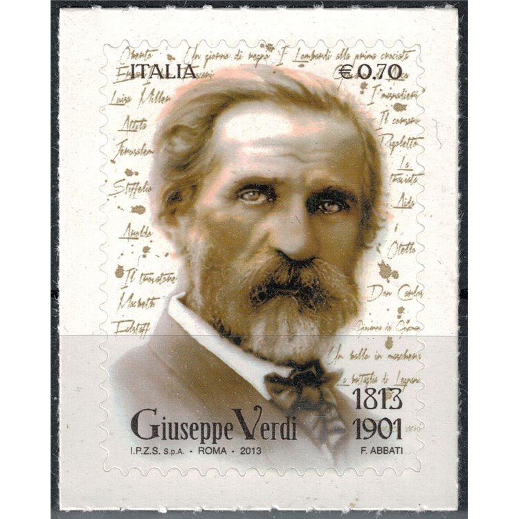 ITALY 2013 Giuseppe Verdi MNH**