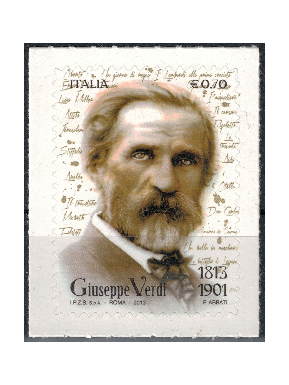 ITALIA 2013 Giuseppe Verdi MNH**
