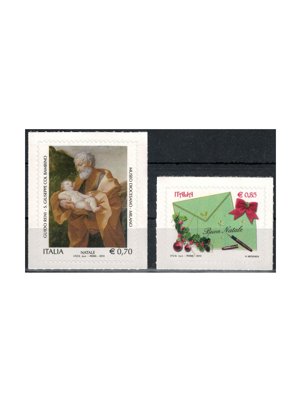 ITALY 2013 Christmas 2v MNH**