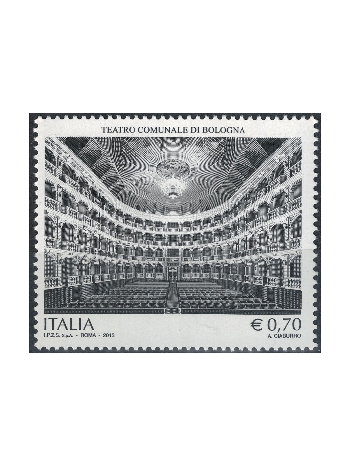 ITALY 2013 Teatro Comunale di Bologna MNH**