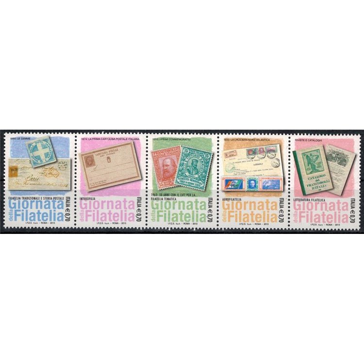 ITALY 2013 Philately Day 5v MNH**