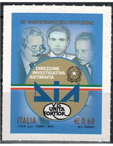 ITALIA 2012 Direzione investigativa antimafia MNH**