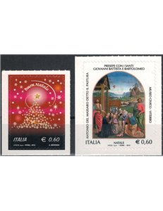 ITALIA 2012 Natale 2v MNH**