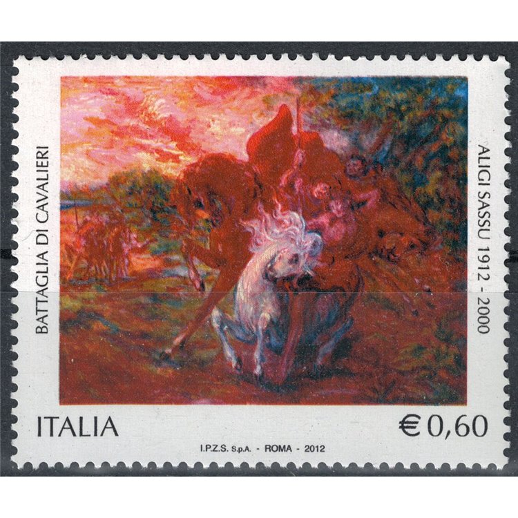 ITALIA 2012 Aligi Sassu MNH**