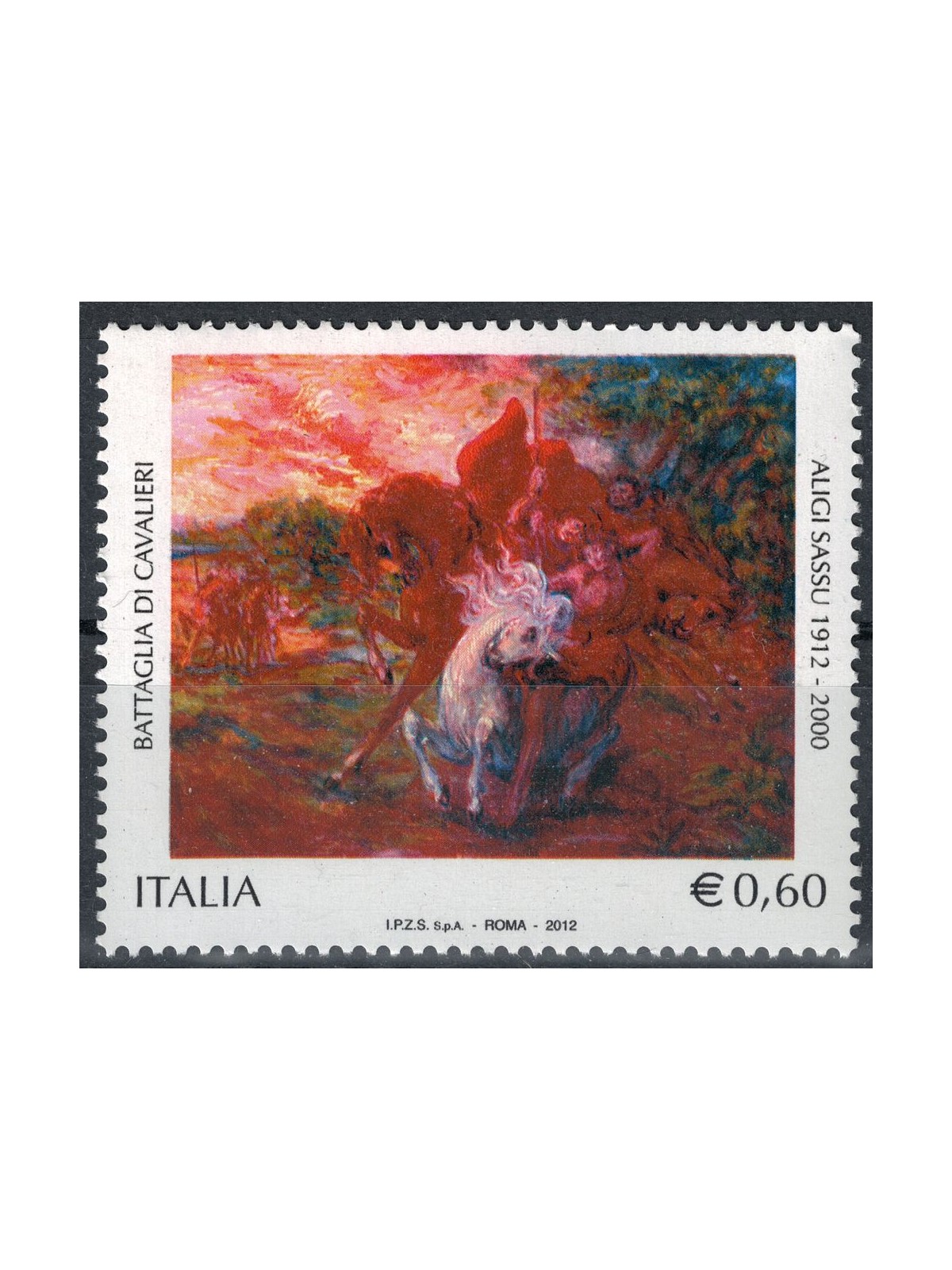 ITALIA 2012 Aligi Sassu MNH**