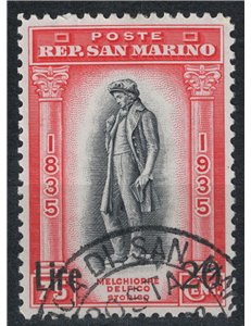 SAN MARINO 1942 Melchiorre Delfico us