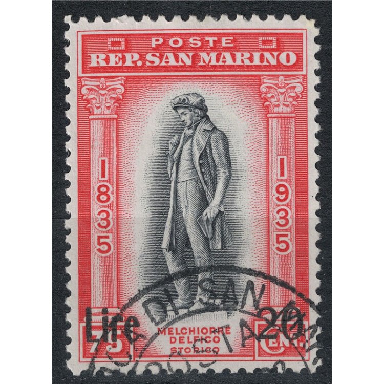 SAN MARINO 1942 Melchiorre Delfico us
