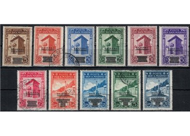 SAN MARINO 1943 Governo provvisorio 11v us