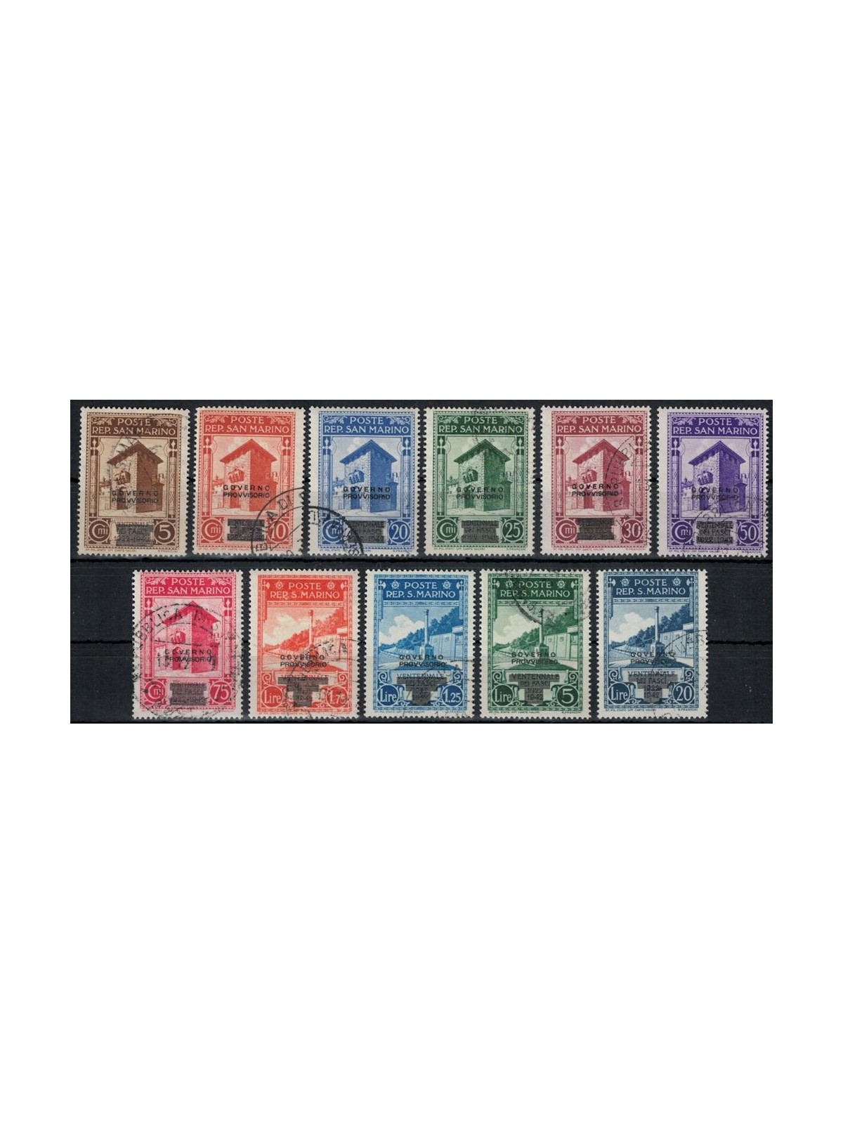 SAN MARINO 1943 Provisional Government 11v us