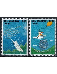 SAN MARINO 1999 Free Flight with Hang Glider 2v MNH**