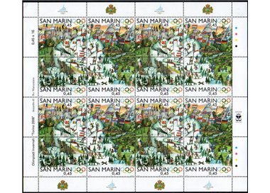 SAN MARINO 2006 Turin Winter Olympics m/s MNH**