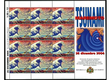 SAN MARINO 2005 Tsunami MF MNH**
