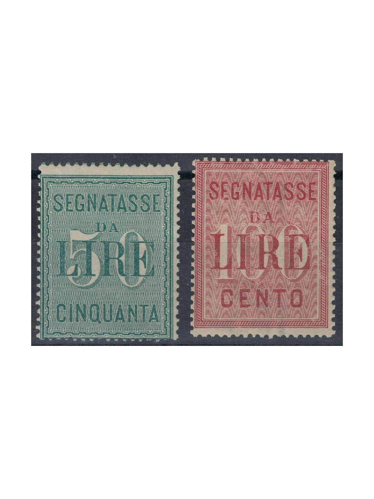 ITALIA REGNO 1884 Segnatasse 2v MNH**