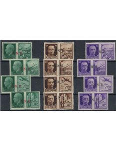 ITALIA RSI 1944 Propaganda di guerra GNR (Brescia 3° tipo) 12v MNH** ©