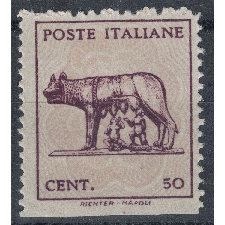 ITALY LIEUTENANCY 1944 Capitoline Wolf Variety (nd below) MNH**