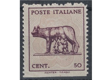 ITALY LIEUTENANCY 1944 Capitoline Wolf Variety (nd below) MNH**