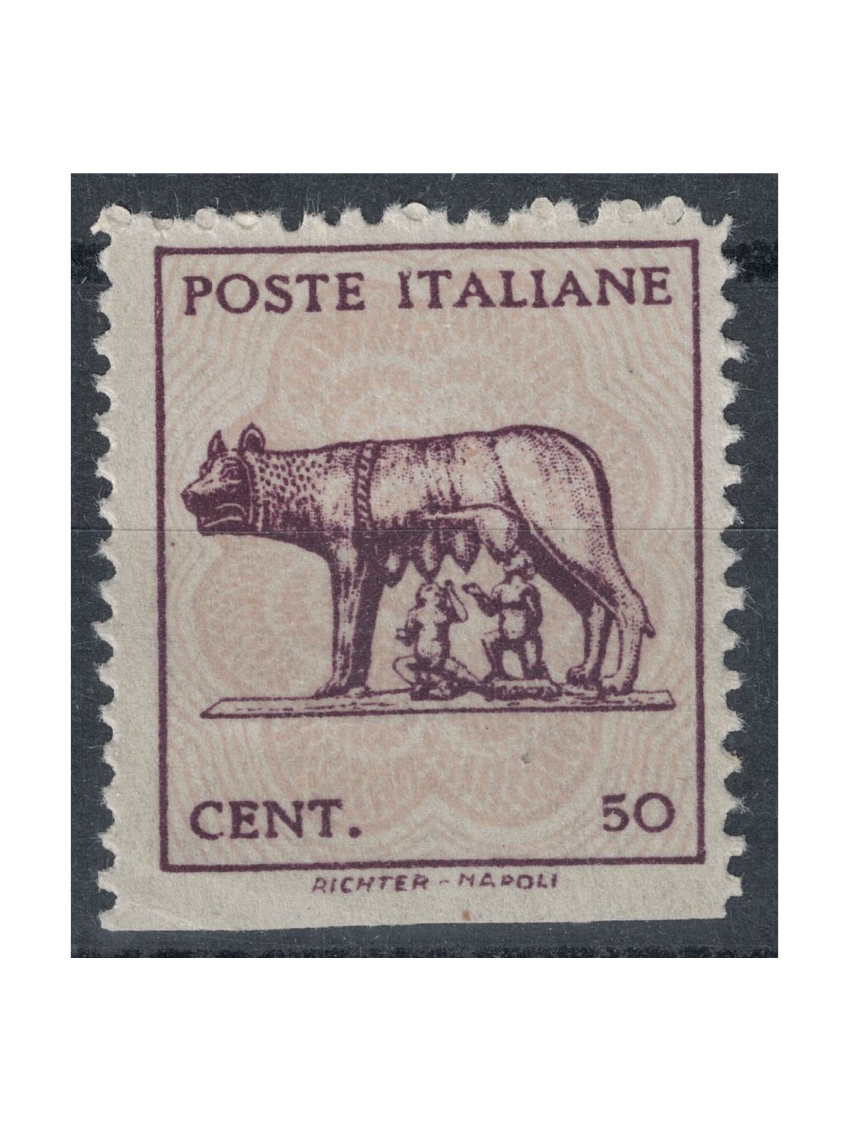 ITALY LIEUTENANCY 1944 Capitoline Wolf Variety (nd below) MNH**