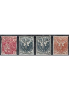 ITALIA REGNO 1915-16 Pro Croce Rossa 4v MNH** © (Lusso)