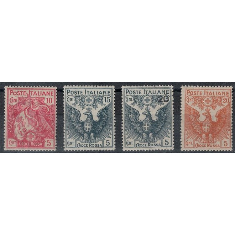 ITALY KINGDOM 1915-16 Pro Red Cross 4v MNH** © (Luxury)