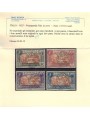 ITALIA REGNO 1923 Propaganda Fide 4v us ©