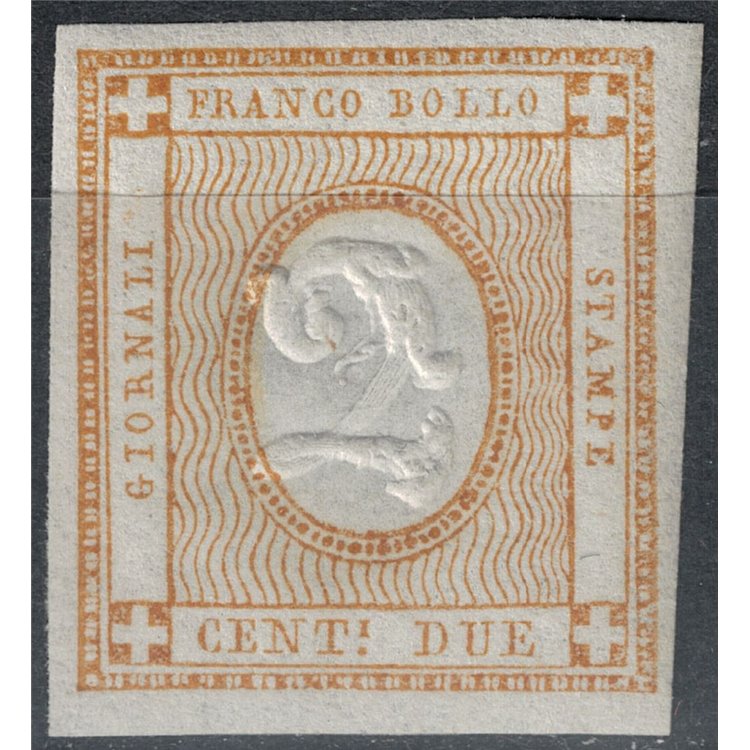 ITALY KINGDOM 1862 2c bistro MNH**