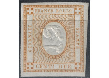 ITALY KINGDOM 1862 2c bistro MNH**