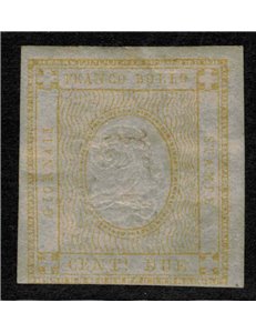 ITALY KINGDOM 1862 2c yellow MH*