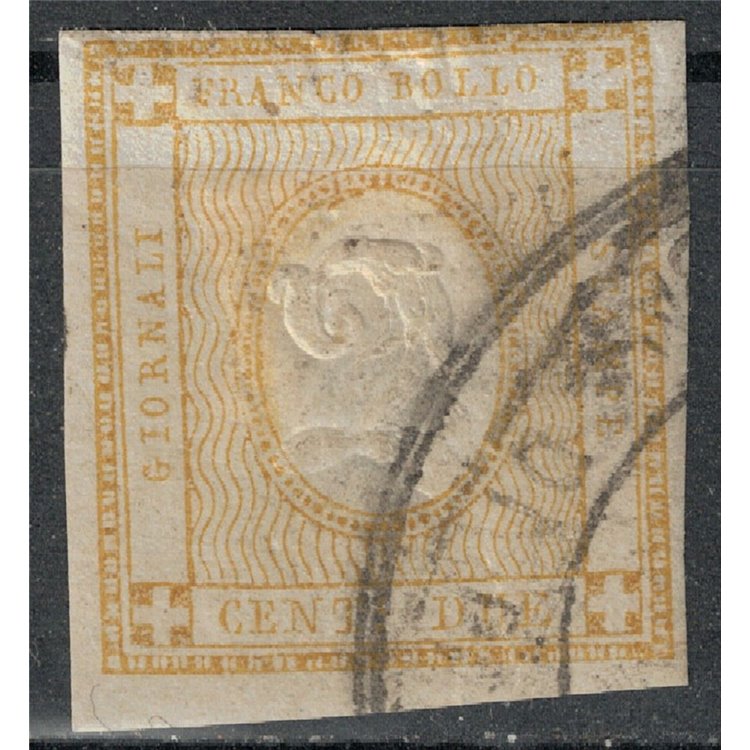 ITALY KINGDOM 1862 2c yellow us