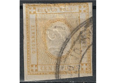 ITALY KINGDOM 1862 2c yellow us