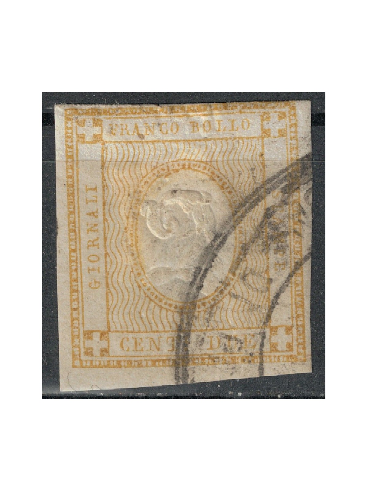 ITALY KINGDOM 1862 2c yellow us
