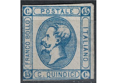 ITALY KINGDOM 1863 15c lithographic (I type) MH*