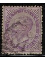 ITALIA REGNO 1865 De La Rue 60c lilla (Torino) us