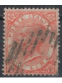ITALIA REGNO 1865 De La Rue 2£ vermiglio (Torino) us