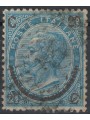 ITALY KINGDOM 1865 Provisional 20c on 15c 1st type us