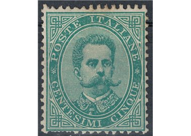 ITALY KINGDOM 1879 Umberto I 5c green MH*