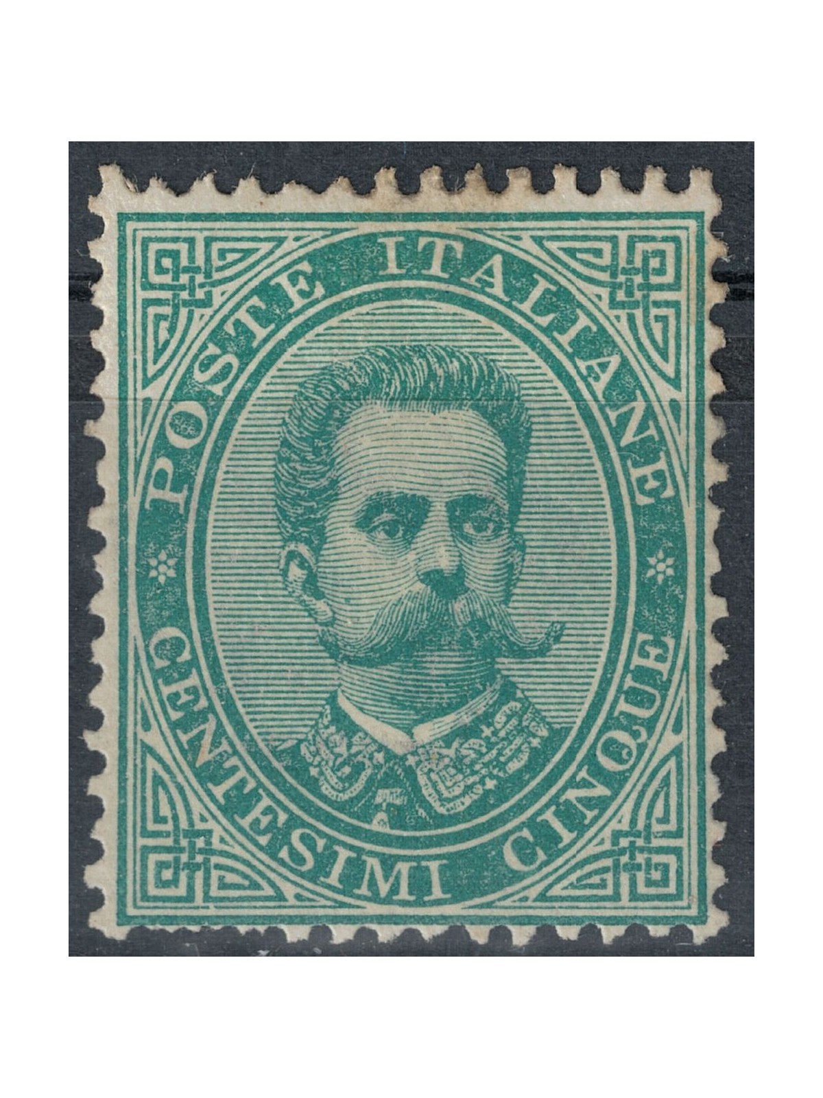 ITALY KINGDOM 1879 Umberto I 5c green MH*