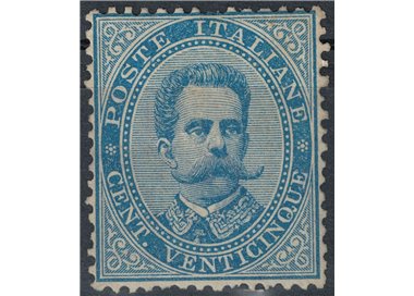 ITALY KINGDOM 1879 Umberto I 25c blue MH*