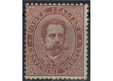 ITALY KINGDOM 1879 Umberto I 30c brown MNH**