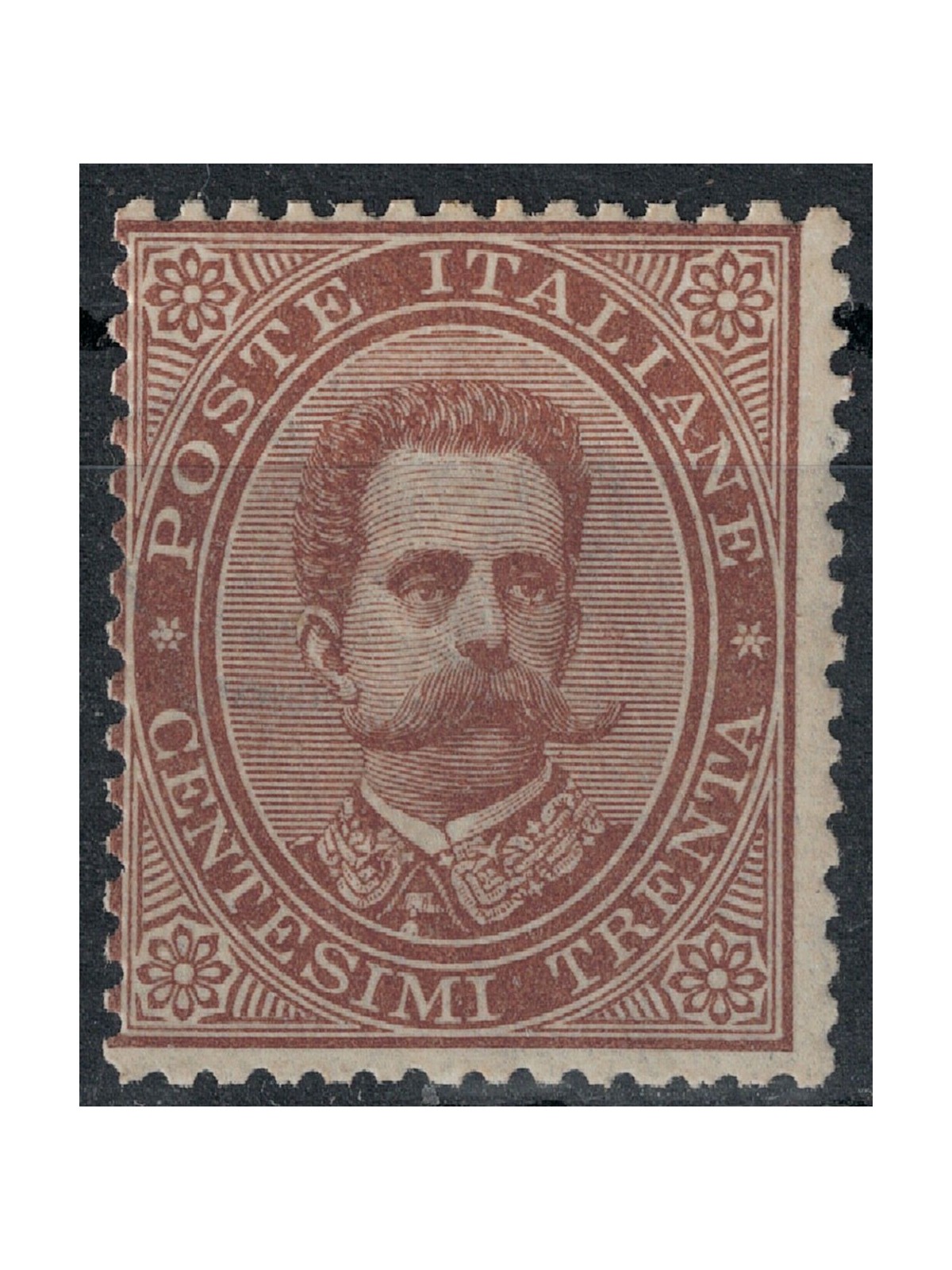 ITALY KINGDOM 1879 Umberto I 30c brown MNH**