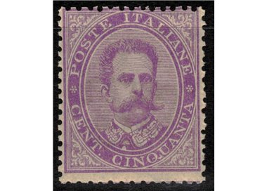 ITALY KINGDOM 1879 Umberto I 50c violet MH*