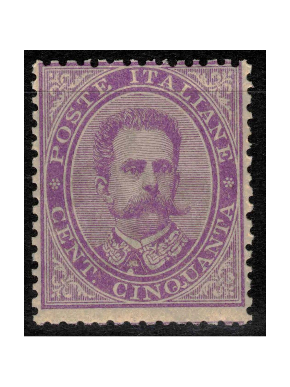ITALY KINGDOM 1879 Umberto I 50c violet MH*